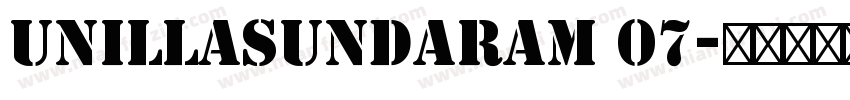 UnillaSundaram 07字体转换